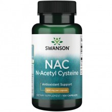 Ацетилцистеин Swanson N-Acetyl Cysteine 600 mg 100 Caps