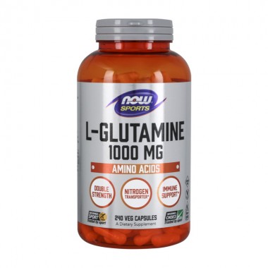 Глютамин NOW Foods L-Glutamine 1000 mg 240 Veg Caps