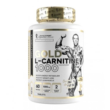 Жиросжигатель для спорта Kevin Levrone Gold L-Carnitine Tartrate 1000 mg 100 Tabs