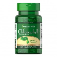 Комплекс для пищеварения Puritan's Pride Chlorophyll Concentrate 50 mg 100 Softgels