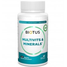 Витаминно-минеральный комплекс Biotus Multivits & Minerals 120 Tabs BIO-531187