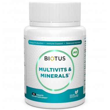Витаминно-минеральный комплекс Biotus Multivits & Minerals 60 Tabs BIO-531170