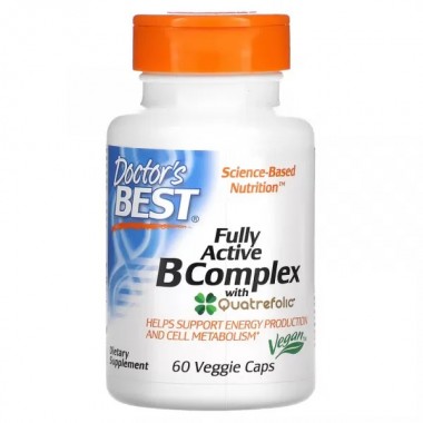 В комплекс Doctor's Best Fully Active B Complex 60 Veg Caps В комплекс Doctor's Best Fully Active B Complex 60 Veg Caps