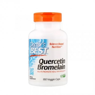 Кверцетин Doctor's Best Quercetin Bromelain 180 Veg Caps Кверцетин Doctor's Best Quercetin Bromelain 180 Veg Caps