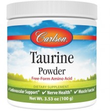 Таурин Carlson Labs Taurine Powder 100 g /31 servings/ Unflavored