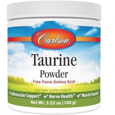 Таурин Carlson Labs Taurine Powder 100 g /31 servings/ Unflavored