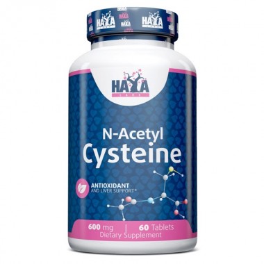 Комплекс Ацетил/Карнитин Haya Labs N-Acetyl L-Cysteine 60 Tabs