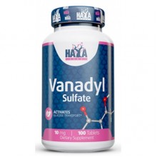 Микроэлемент Ванадил Haya Labs Vanadyl Sulfate 10 mg 100 Tabs Микроэлемент Ванадил Haya Labs Vanadyl Sulfate 10 mg 100 Tabs