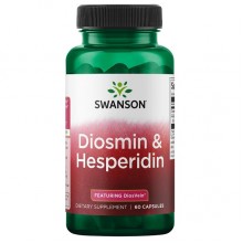 Комплекс для профилактики давления и кровообращения Swanson Diosmin Hesperidin 60 Caps