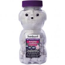 Бузина Sambucol Black Elderberry For Kids Chewable Teddies 60 Chewable Tabs