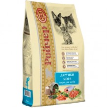 Ройчер Подарки моря Для активных кошек. Мясо лосося и океанической рыбы (тунцовые), пресноводная рыба (карповые и форелевые)6кг Ройчер Подарки моря Для активных кошек. Мясо лосося и океанической рыбы (тунцовые), пресноводная рыба (карповые и форелевые)6кг