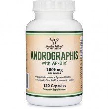Натуральная добавка для иммунитета Double Wood Andrographis 1000 mg (2 caps per serving) 120 Caps