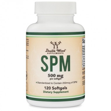 Противовоспалительное средство Double Wood SPM (Pro Resolution Mediators) 500 mg 120 Softgels