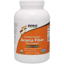 Клетчатка NOW Foods Acacia Fiber 340 g /52 servings/ Pure