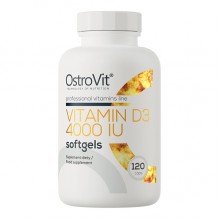 Витамин D для спорта OstroVit Vitamin D3 4000 120 Caps Витамин D для спорта OstroVit Vitamin D3 4000 120 Caps