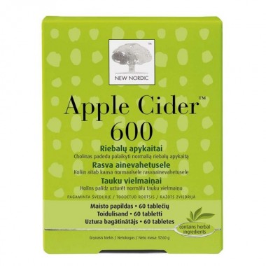 Яблочный уксус New Nordic Apple Cider 60 Tabs