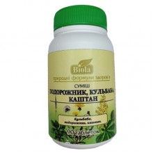 Смесь экстрактов Biola Смесь ПОК (Подорожник, Одуванчик, Каштан) 90 таблеток