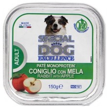 Влажный корм для собак Monge SDE Dog Wet Fruit кролик я яблоками монопротеин 0,15 кг