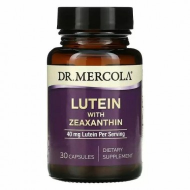 Комплекс для профилактики зрения Dr. Mercola Lutein with Zeaxanthi 40 mg 30 Caps
