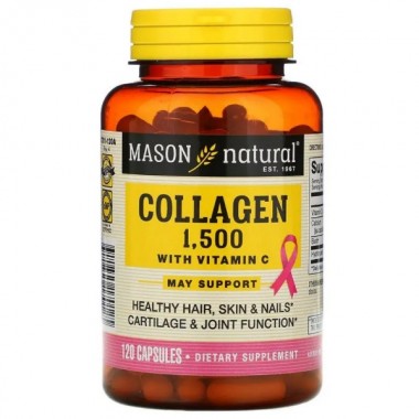 Комплекс для суставов Mason Natural Collagen 1500 + Vitamin C 120 Caps