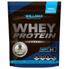 Протеин Willmax Whey Protein 65 1000 g /25 servings/ Pineapple Coconut