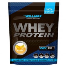 Протеин Willmax Whey Protein 80 920 g /23 servings/ Banana