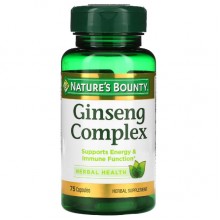 Женьшень Nature's Bounty Ginseng Complex 75 Caps