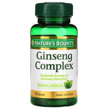 Женьшень Nature's Bounty Ginseng Complex 75 Caps