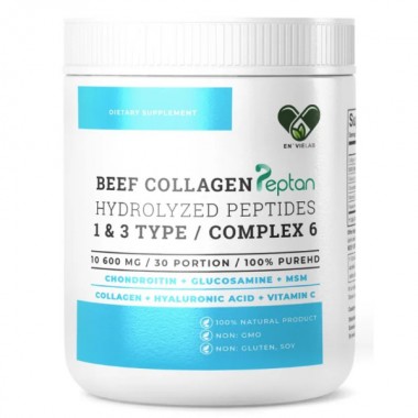 Коллаген En`vie Lab Beef Collagen Complex 6 (1&3 TYPE) 318 g /30 servings/ Pure