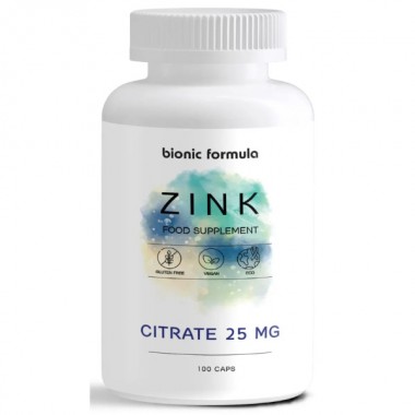 Микроэлемент Цинк Bionic Formula Zink (Citrate) 25 mg 100 Caps