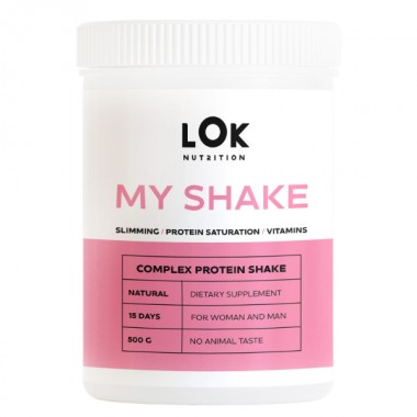 Протеин LOK Nutrition My Shake 500 g /15 servings/ Strawberry