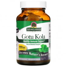 Готу кола Nature's Answer Gotu Kola 950 mg 90 Veg Caps Готу кола Nature's Answer Gotu Kola 950 mg 90 Veg Caps