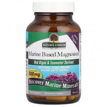 Микроэлемент Магний Nature's Answer Marine Based Magnesium 500 mg 90 Veg Caps Микроэлемент Магний Nature's Answer Marine Based Magnesium 500 mg 90 Veg Caps
