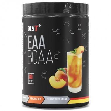 Аминокомплекс для спорта MST Nutrition BCAA EAA Zero 1040 g /80 servings/ Peach Ice Tea