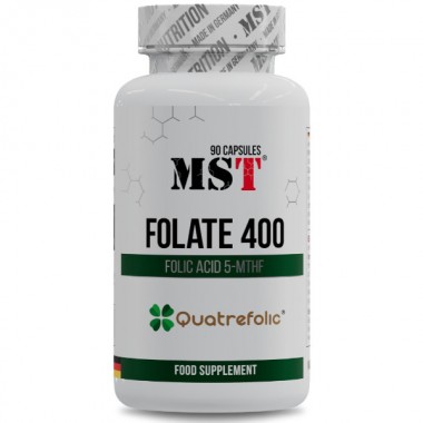 Витамин B для спорта MST Nutrition Folate 400 Quatrefolic 90 Caps