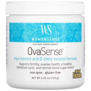 Копмлекс для профилактики репродуктивной функции у женщин Natural Factors Womensense OvaSense 129 g /60 servings/ Копмлекс для профилактики репродуктивной функции у женщин Natural Factors Womensense OvaSense 129 g /60 servings/