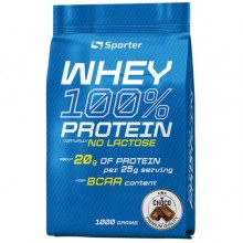 Протеин Sporter Whey 100% Protein Lactose Free 1000 g /40 servings/ Chocolate