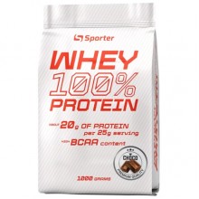 Протеин Sporter Whey 100% Protein 1000 g /40 servings/ Chocolate