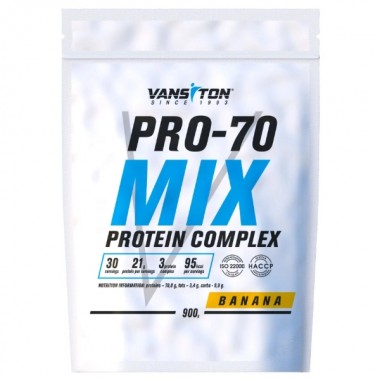 Протеин Vansiton Pro-70 Mix 900 g /30 servings/ Banana
