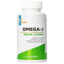 Омега 3 All be Ukraine Omega-3 (EPA-DHA) 180/120 120 Caps