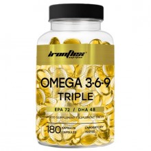 Омега для спорта IronFlex Omega 3-6-9 Triple 180 Caps Омега для спорта IronFlex Omega 3-6-9 Triple 180 Caps