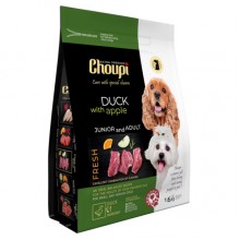 CHOUPI сухой корм для собак малых и средних пород 1,6 кг Утка с Яблоками
