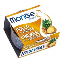 Влажный корм для котов MONGE CAT WET Adult курица с ананасом 0,08