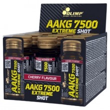 Аргинин для спорта Olimp Nutrition AAKG 7500 Extreme Shot 9 х 25 ml Cherry