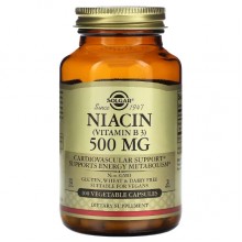 Ниацин Solgar Niacin (Vitamin B 3) 500 mg 100 Veg Caps Ниацин Solgar Niacin (Vitamin B 3) 500 mg 100 Veg Caps