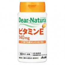 Витамин E Asahi Dear-Natura Vitamin E (jar) 60 Tabs