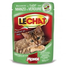 Влажный корм для котов Monge LC Cat Wet Adult говядина с овощами 0,1 кг Влажный корм для котов Monge LC Cat Wet Adult говядина с овощами 0,1 кг