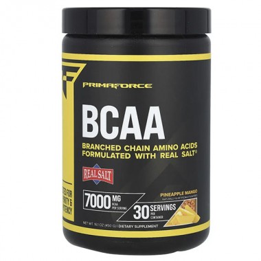 Аминокислота BCAA для спорта Primaforce BCAA 450 g /30 servings/ Mango Pineapple Аминокислота BCAA для спорта Primaforce BCAA 450 g /30 servings/ Mango Pineapple