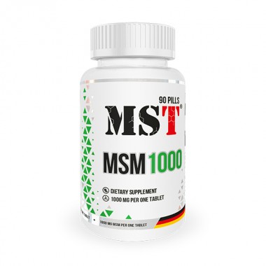 Хондропротектор (для спорта) MST Nutrition MSM 1000 90 Tabs