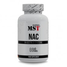 Ацетилцистеин (NAC) для спорта MST Nutrition NAC 120 Caps